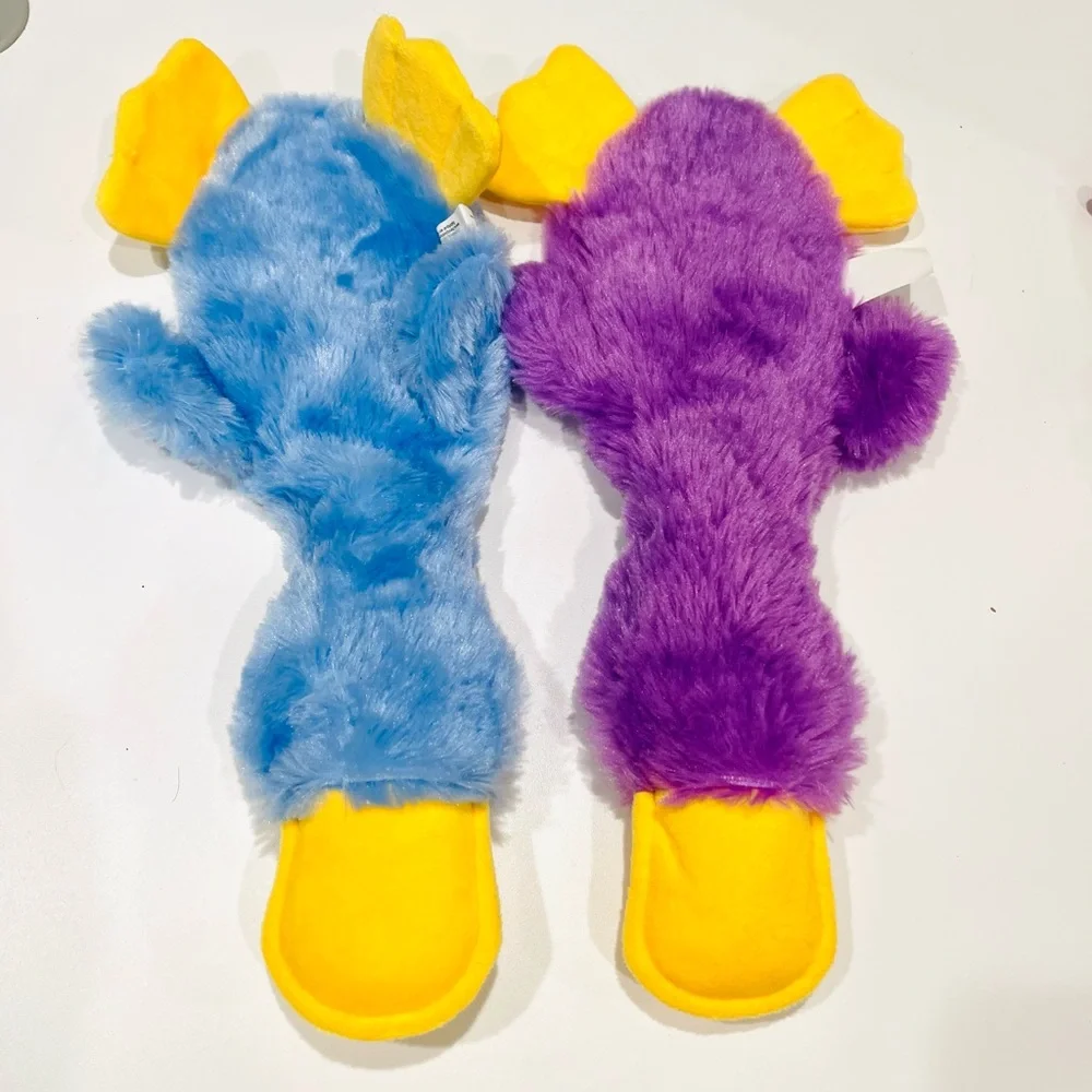 3 Dog Sqeaky Plush Animals NWOT